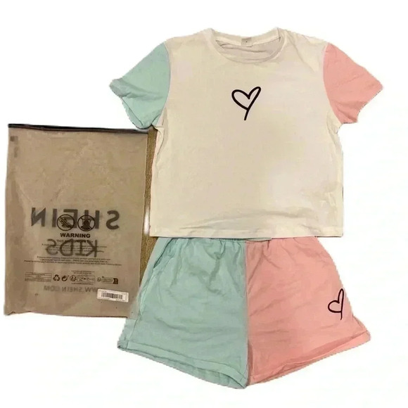 SHEIN Other - New SHEIN Kid’s 2-piece Matching Shorts & Top Sz. 11-12y NWT